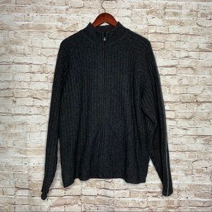 Horny Toad mens ribbed full zip cardigan Sz XL men